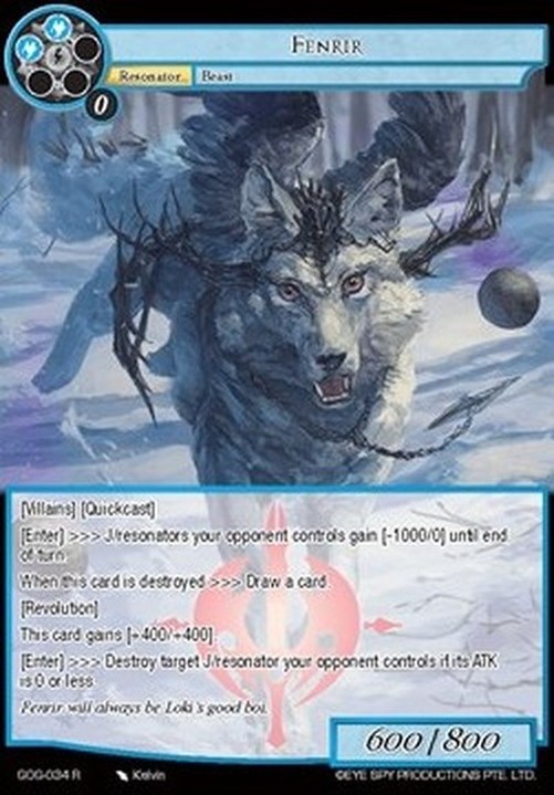 Force of Will IOC-KR Fenrir
