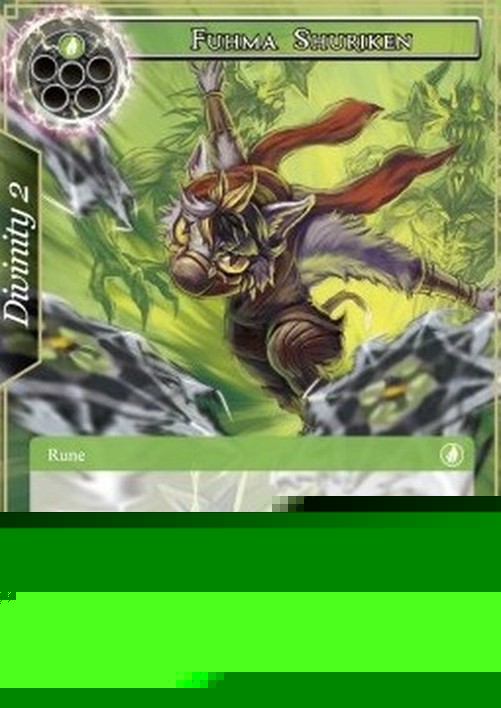 Force of Will IOC-KR Fuhma Shuriken