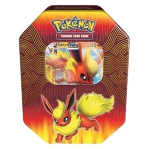 Pokemon Elemental Power Tins: Flareon GX Tin