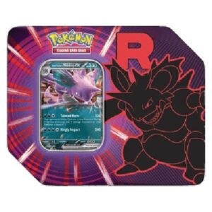 Pokemon Team Rocket Tins: Team Rocket's Nidoking ex Tin