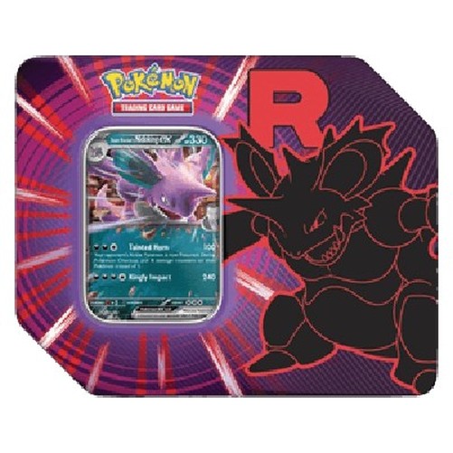 Pokemon Team Rocket Tins: Team Rocket's Nidoking ex Tin