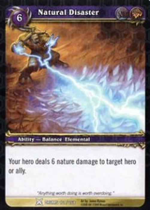 World of Warcraft TCG GLAS-JP Natural Disaster