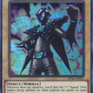 Yu-Gi-Oh! 19PR Shiny Black "C" Squadder N/A