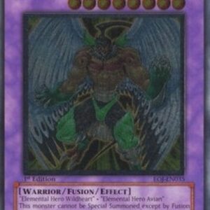Yu-Gi-Oh! EOJ-JP Elemental HERO Wild Wingman (V.2 - Ultimate Rare)