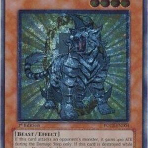 Yu-Gi-Oh! FOTB Crystal Beast Topaz Tiger (V.2 - Ultimate Rare)