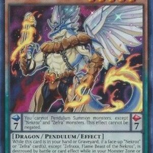 Yu-Gi-Oh! CROS Zefraxa, Flame Beast of the Nekroz (V.2 - Super Rare)
