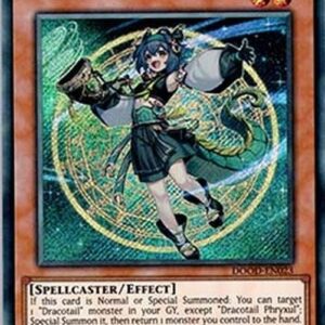 Yu-Gi-Oh! DOOD Dracotail Phryxul (V.1 - Secret Rare)