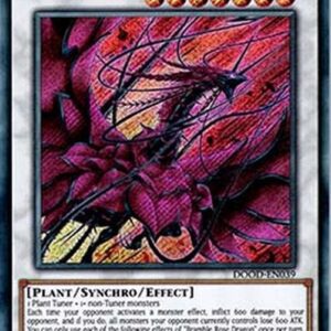 Yu-Gi-Oh! DOOD Bramble Rose Dragon (V.1 - Secret Rare)