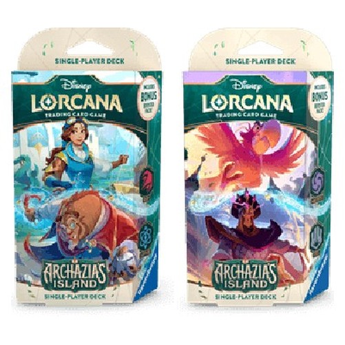 Lorcana 7ARI Archazia's Island: 2 Starter Deck Set