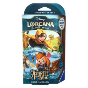 Lorcana 6AZS Azurite Sea: Emerald & Sapphire Starter Deck