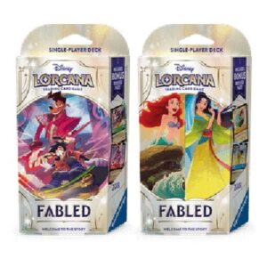 Lorcana 9FAB Fabled: 2 Starter Deck Set
