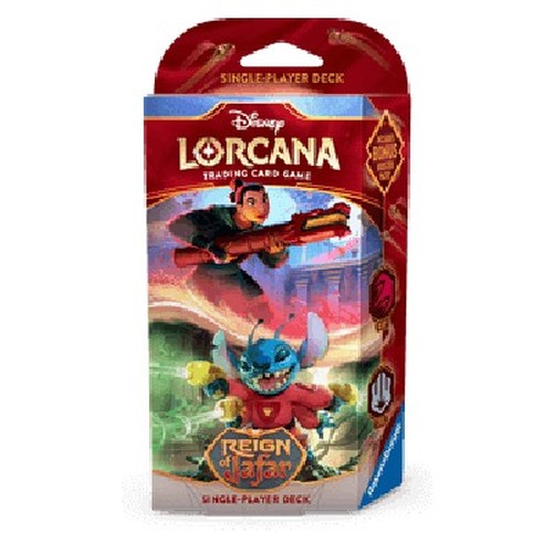 Lorcana 8JAF Reign of Jafar: Ruby & Steel Starter Deck
