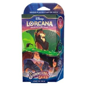 Lorcana 5SSK Shimmering Skies: Emerald & Steel Starter Deck