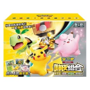 Pokemon CSVH1C: Happy Combo Pikachu & Clefairy & Turtwig & Gimmighoul Box Set S-Chinese