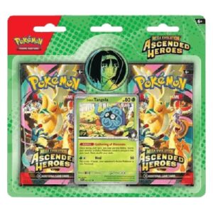 Pokemon Ascended Heroes: Erika's Tangela 2-Pack Blister