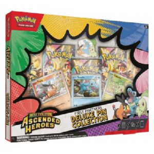 Pokemon Ascended Heroes: First Partners Deluxe Pin Collection