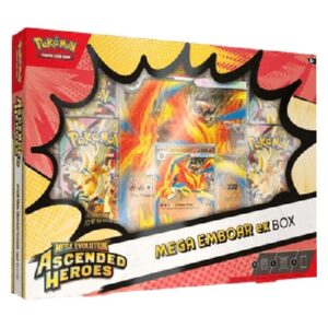 Pokemon Ascended Heroes: Mega Emboar ex Box