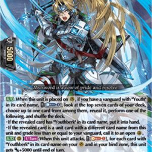 Cardfight!! Vanguard DZ-Knight of Sworn Oath, Ednyfed [D-Format] (V.1 - Triple Rare) N/A