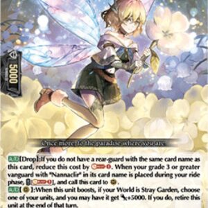 Cardfight!! Vanguard DZ-One Who Arrived at Paradise, Florus [D-Format] (V.1 - Double Rare)