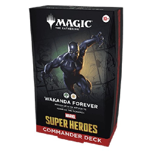Magic: The Gathering Commander: Magic: The Gathering | Marvel Super Heroes: "Wakanda Forever" Commander Deck
