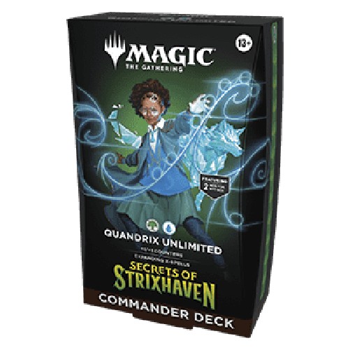 Magic: The Gathering Commander: Secrets of Strixhaven: "Quandrix Unlimited" Commander Deck