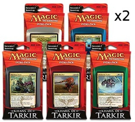 Magic: The Gathering Khans of Tarkir Intro Pack Box N/A