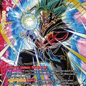 Dragon Ball Super SSB Kaio-Ken Vegito, Blue Potara-Fusion Warrior Champion (V.1 - Secret Rare)