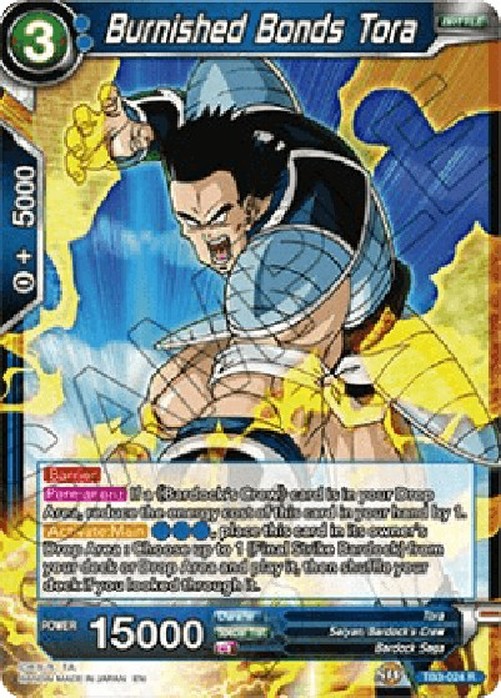 Dragon Ball Super Burnished Bonds Tora