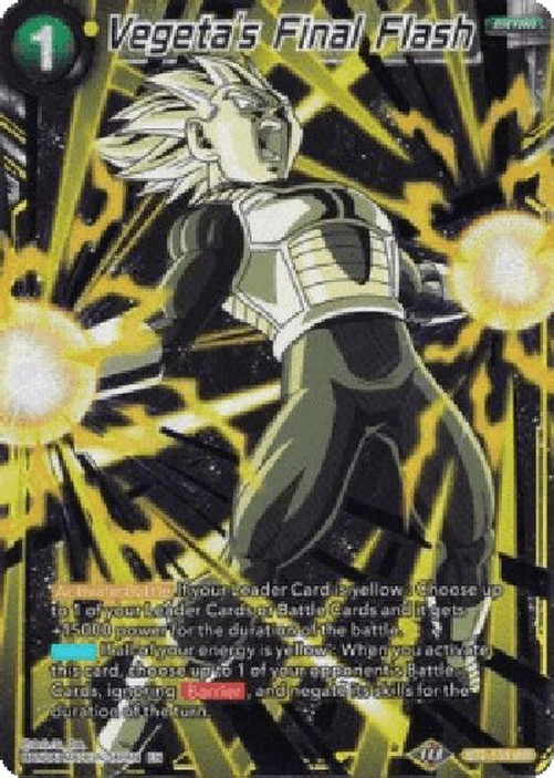 Dragon Ball Super Vegeta's Final Flash
