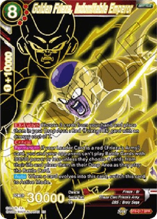Dragon Ball Super Golden Frieza, Indomitable Emperor (V.2 - Special Rare)
