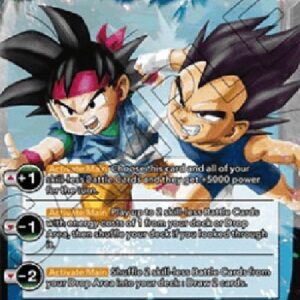 Dragon Ball Super Son Goku Jr. & Vegeta Jr., Saiyan Scions