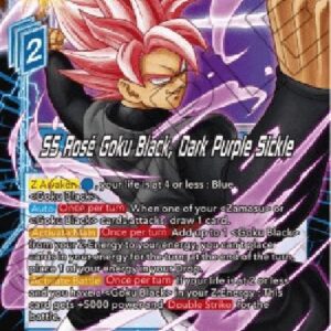 Dragon Ball Super SS Rose Goku Black, Dark Purple Sickle (V.1 - Expansion Rare)