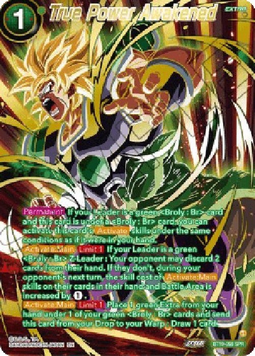 Dragon Ball Super True Power Awakened (V.2 - Special Rare)