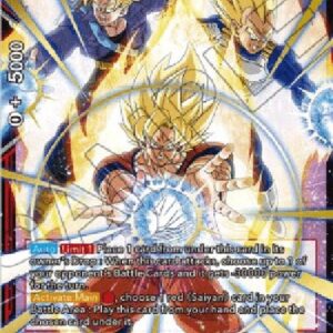 Dragon Ball Super SS Son Goku, SS Vegeta, & SS Trunks, Triple Combination (V.1 - Super Rare)