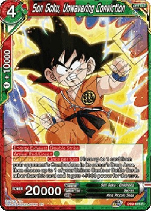 Dragon Ball Super Son Goku, Unwavering Conviction