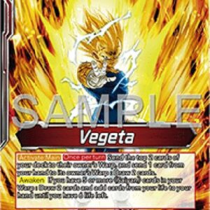 Dragon Ball Super UP Vegeta // SSB Vegeta, Saiyan Pride (V.1 - Uncommon)