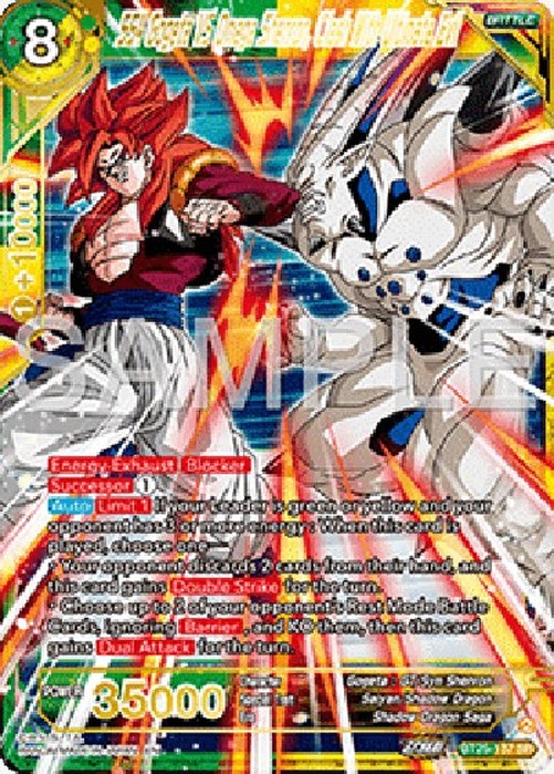 Dragon Ball Super Gogeta VS Omega Shenron, Clash With Ultimate Evil (V.1 - Super Rare)