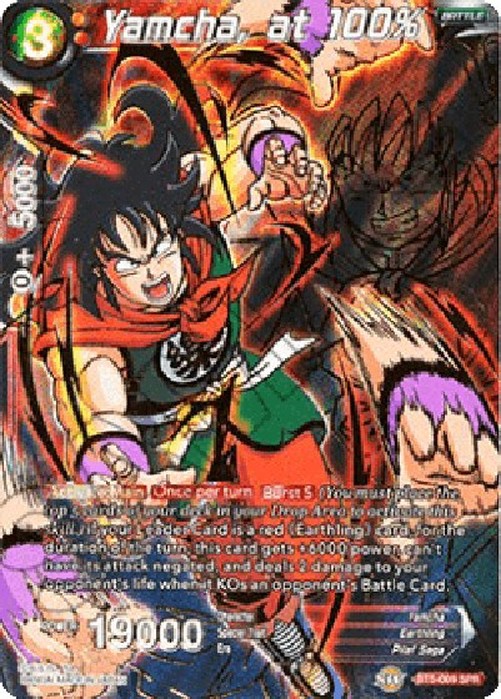 Dragon Ball Super Yamcha, at 100% (V.2 - Special Rare)