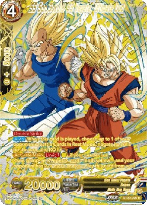 Dragon Ball Super SS Son Goku & SS Vegeta, Ultimate Duo (V.3 - Rare)