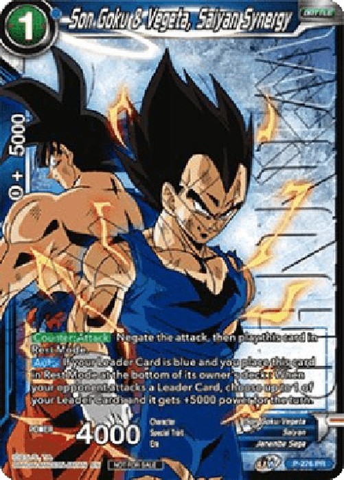 Dragon Ball Super P Son Goku & Vegeta, Saiyan Synergy (V.2 - Promo)