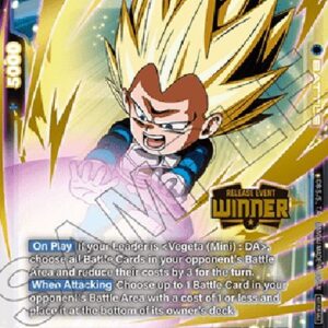 Dragon Ball Super FWP Vegeta (Mini) : DA () [Fusion World] (V.2 - Promo)
