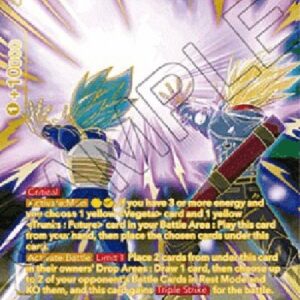 Dragon Ball Super SSB Vegeta & SS Trunks, Father-Son Bonds (V.2 - Special Rare)