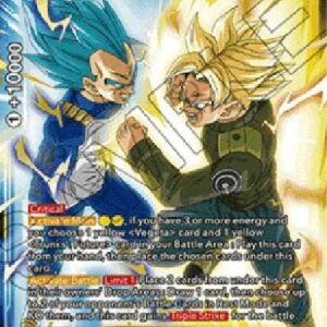 Dragon Ball Super SSB Vegeta & SS Trunks, Father-Son Bonds (V.1 - Super Rare)