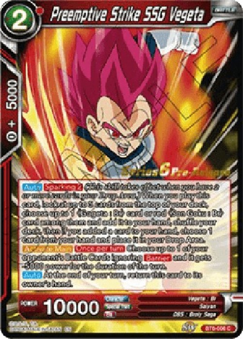 Dragon Ball Super BT6P Preemptive Strike SSG Vegeta