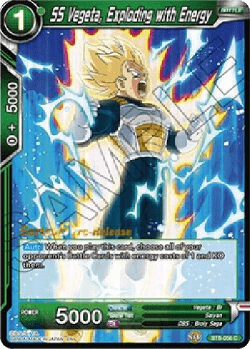Dragon Ball Super BT6P SS Vegeta, Exploding with Energy