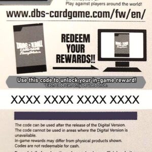 Dragon Ball Super Online Code Card (Starter Deck)