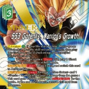 Dragon Ball Super Gotenks, Warrior's Growth (V.3 - Promo)
