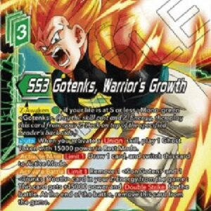Dragon Ball Super Gotenks, Warrior's Growth (V.1 - Starter Rare)