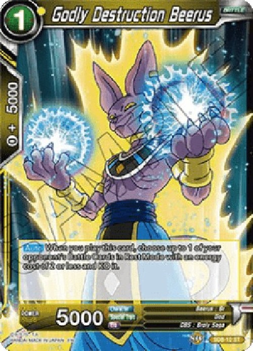 Dragon Ball Super Godly Destruction Beerus
