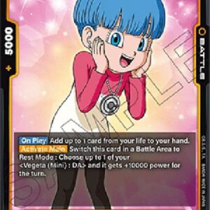 Dragon Ball Super Bulma (Mini) : DA (-11) [Fusion World] (V.1 - Common)